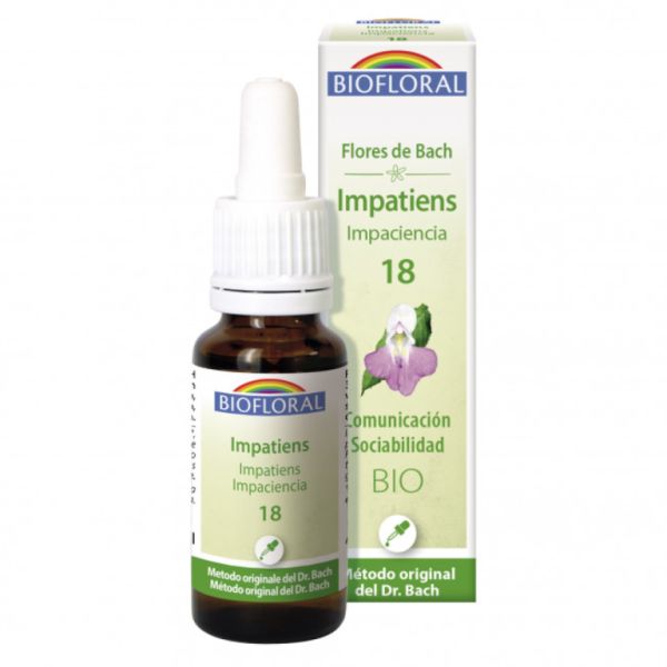 Bachbloesems 18 Impatiens BIO 20 ml - BIOFLORAL