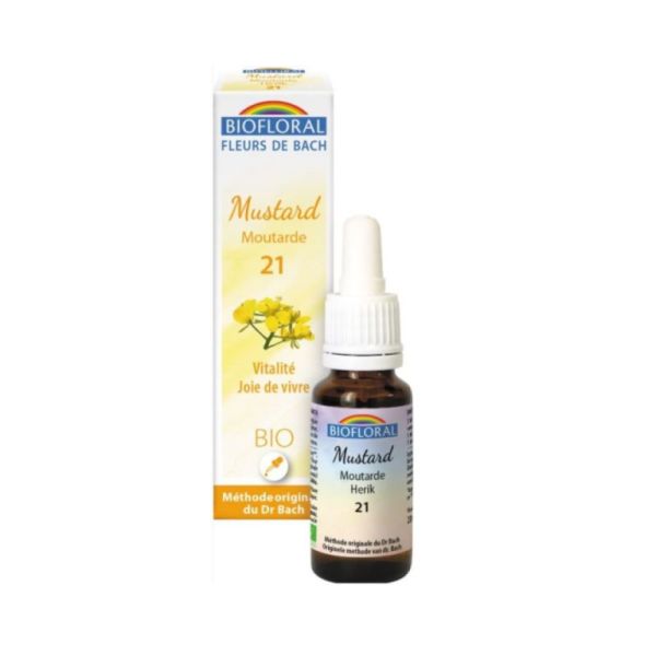 Bach Flowers 21 Mustard BIO 20 ml - BIOFLORAL