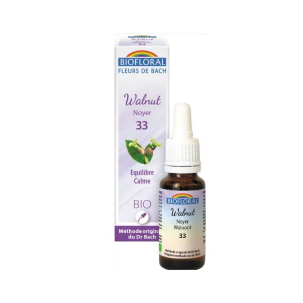 Bachblüten 33 Walnuss BIO 20 ml - BIOFLORAL