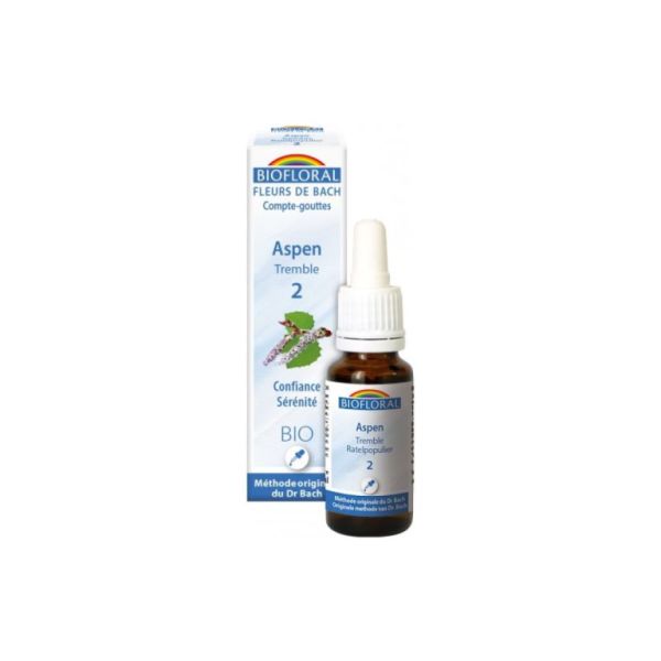 Bachbloesems 02 Aspen BIO 20 ml - BIOFLORAL