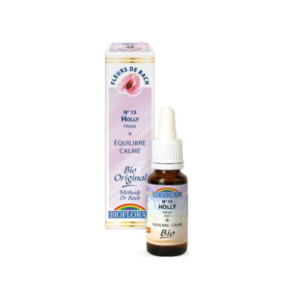 Fiori di Bach 15 Agrifoglio BIO 20 ml - BIOFLORAL