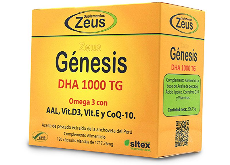 Gènesi DHA TG 1000 120 Càpsules toves - ZEUS