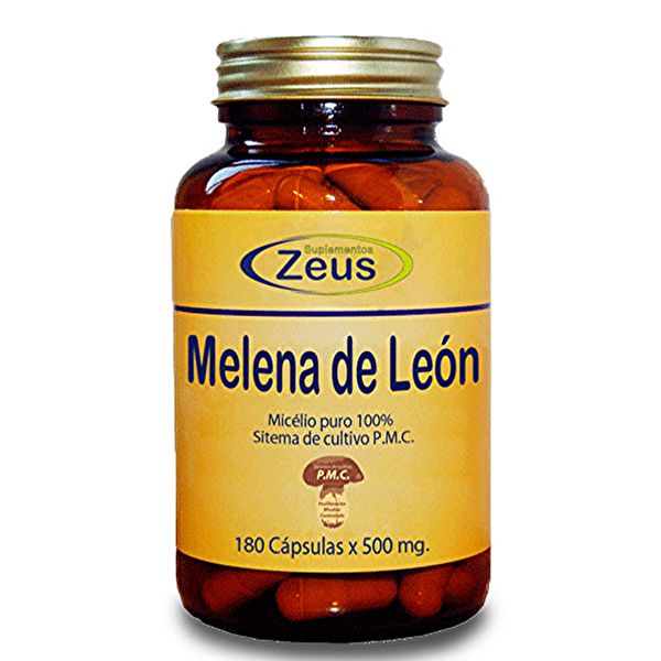 COGUMELO JUNA DE LEÃO 500 mg 180 cápsulas - ZEUS