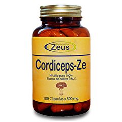 Buy ZEUS CORDICEPS MUSHROOM 500mg 180 caps By 75,35€