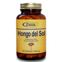 Comprar ZEUS Hongo del Sol 500 mg 180 Cápsulas Por 68,50€