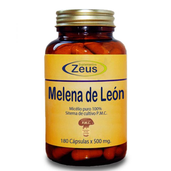 Fong Melena de Lleó 500 mg 180 Càpsules - ZEUS