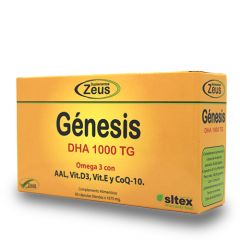 Acheter ZEUS Genesis DHA TG 1000 60 Gélules Par 78,95€