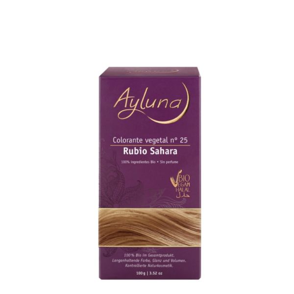 Colorant Végétal 25 Blond Sahara 100 g - AYLUNA