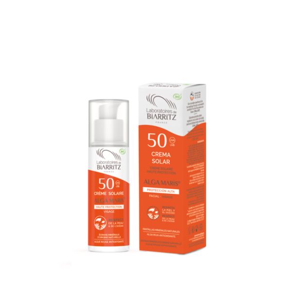 Crema Solar SPF 50 Alga Maris 50 ml - BIARRITZ