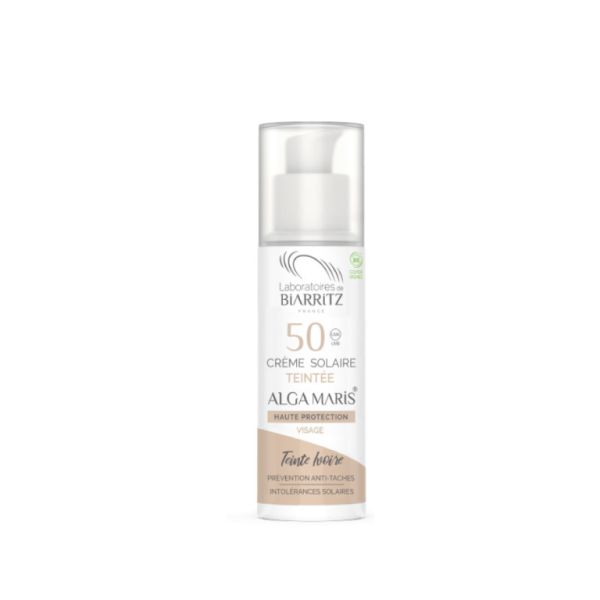 Crema Solar Color Marfil SPF50 50 ml - BIARRITZ