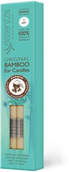 Bambu öronljus (Följe med 2 ljus) - ESSENZA