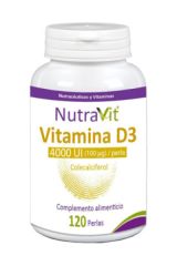 NUTRAVIT VITAMIN D3 120 PÄRLOR