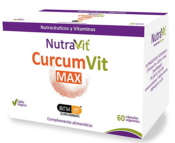 CURCUMVIT MAX 60 cápsulas - NUTRAVIT