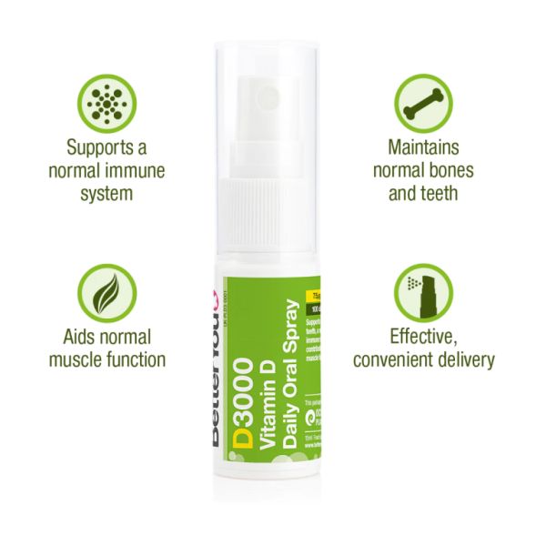 Spray oral de vitamina D 15 ml - BETTER YOU Img 7