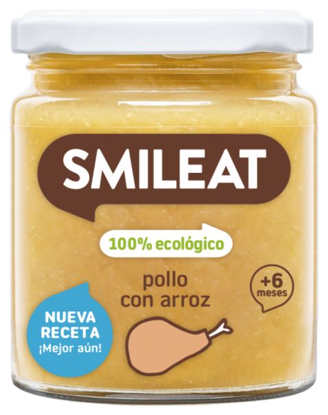 JAR OF CHICKEN WITH RICE 230 g ECO - SMILEAT