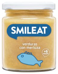 Buy SMILEAT JAR OF HAKE WITH VEGETABLES 230 g ECO By 2,79€