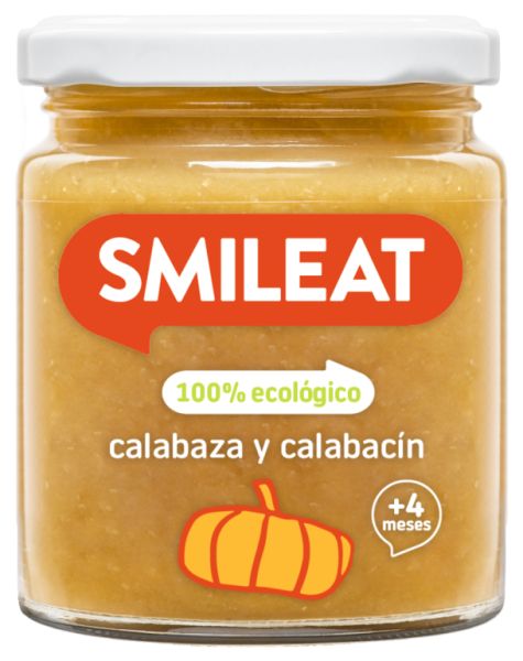 JAR OF PUMPKIN AND ZUCCHINI 230 g ECO - SMILEAT