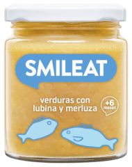 Buy SMILEAT JAR OF VEGETABLES WITH BASS AND HAKE 230 g ECO By 2,79€