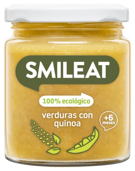 FRASCO DE LEGUMES COM QUINOA 230 g ECO - SMILEAT