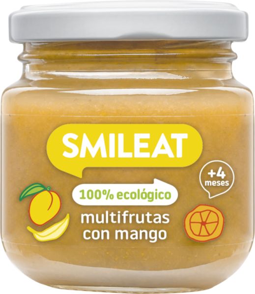 Multifruchtglas mit Mango 130 g ECO - SMILEAT