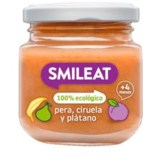 köpa SMILEAT BURK MED BANAN, PÄRON OCH PLOMMO 130 g ECO Förbi 1,87€