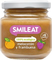 Kopen SMILEAT FRAMBOZEN- EN PERZIKPOT 130 g ECO Door 1,87€