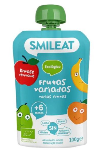 PÅSE MED VARIERAD FRUKT 100 g ECO - SMILEAT