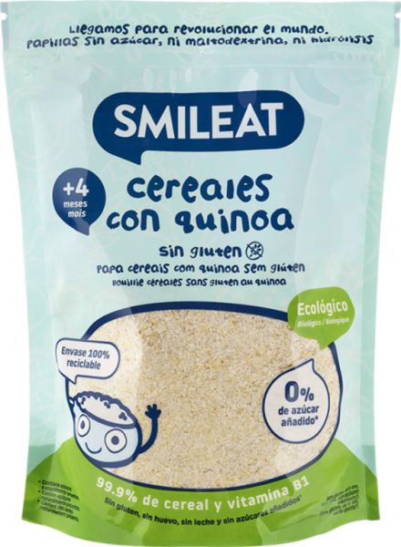 CORN, RICE AND QUINOA PORRIDGE WITHOUT GLUTEN 200 g ECO