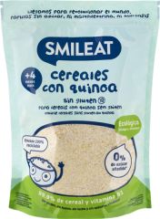 Buy SMILEAT CORN, RICE AND QUINOA PORRIDGE WITHOUT GLUTEN 200 g ECO By 4,60€