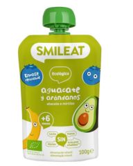 Buy SMILEAT AVOCADO AND BLUEBERRY POUCH 100 g ECO By 1,81€