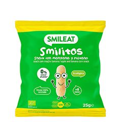 Comprar SMILEAT Cuquets Poma i Plàtan BIO 25 g Per 1,55€