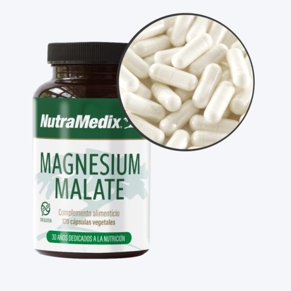 Malate de Magnésium 550 mg 120 Gélules Végétales Img 3