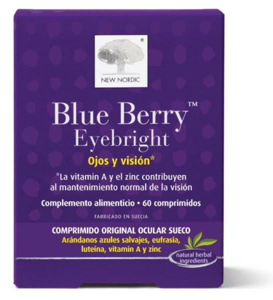 BLUE BERRY EYEBRIGHT EYES AND VISION 60 Comp