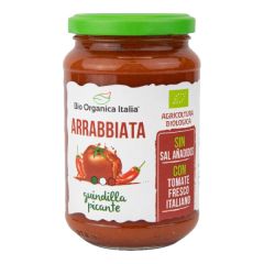 Buy BIO ORGANIC ITALIA Arrabiata Tomato Sauce with Hot Chili Pepper 325 g By 3,48€