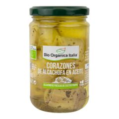 Comprar BIO ORGANIC ITALIA Alcachofas Corazón Aceite 280 g  Consultar Precio