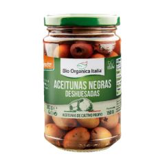 Buy BIO ORGANIC ITALIA Pitted Black Olives 280 g By 3,65€