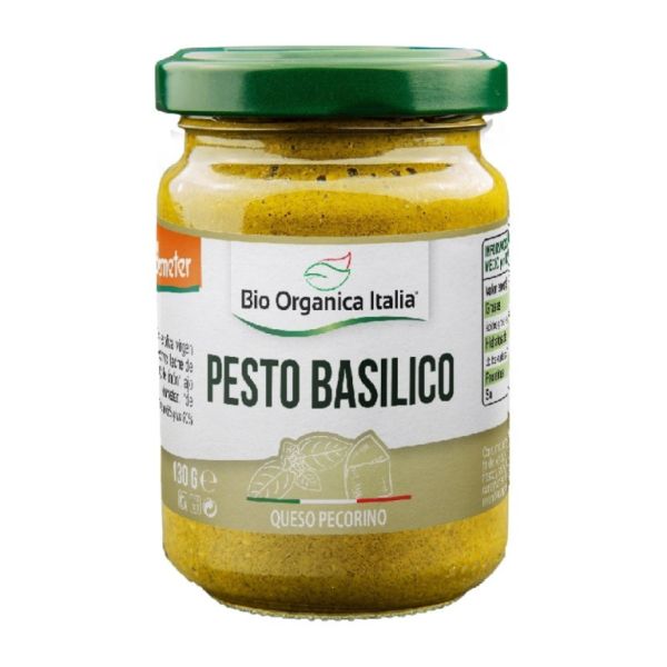 Basilicum Pecorino Pesto 130 g - BIO ORGANIC ITALIA