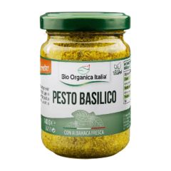 Buy BIO ORGANIC ITALIA Basilic Pesto 140 g  Consult Price