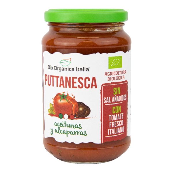 Molho de Tomate Puttanesca Bio Orgânico Itália 325 ml