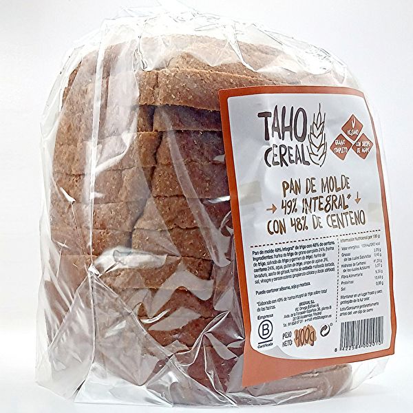 Pan de molde 49% integral con 48% de centeno 400gr. Img 2