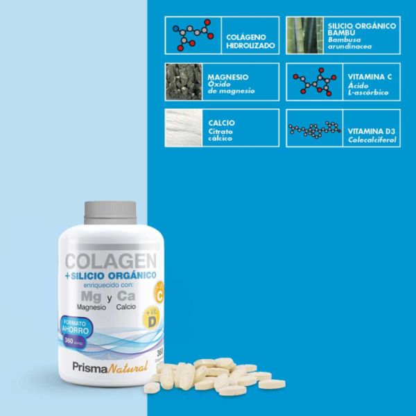 Collageen en organisch silicium 360 tabletten Img 3