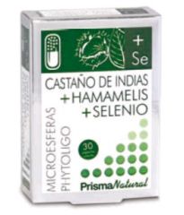 Comprar PRISMA NATURAL CASTAÑO DE INDIAS + HAMAMELIS + SELENIO 30 caps Por 9,30€