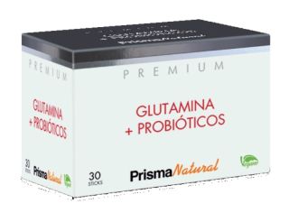 Kopen PRISMA NATURAL Glutamine en probiotica 30 sticks Door 44,39€