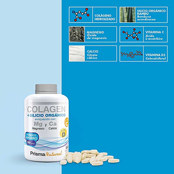 Colagen + Silicio orgánico 360 comprimidos - Colágeno Img 4