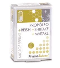 Comprar PRISMA NATURAL PROPOLEO + SHIITAKE + MAITAKE + REISHI 30 Caps Por 10,32€