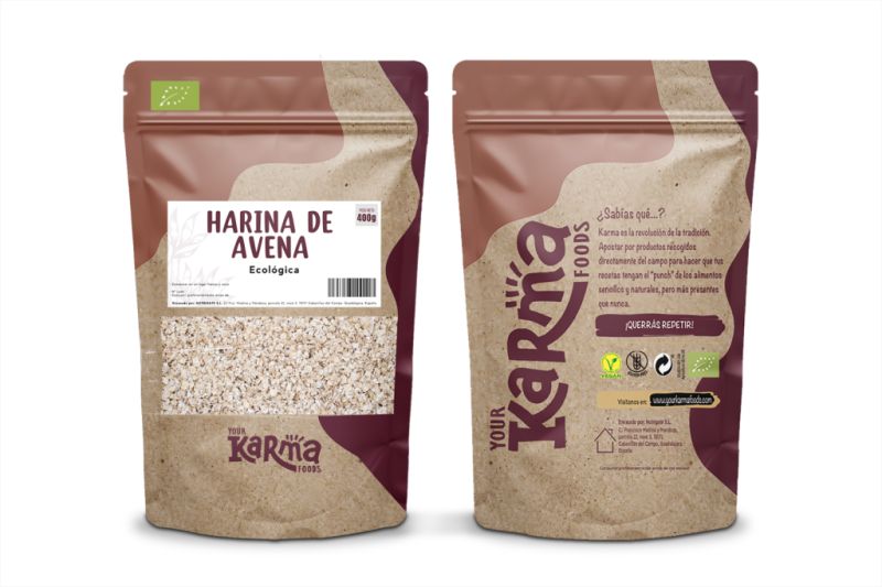 Farina d'avena senza glutine 400 g - KARMA