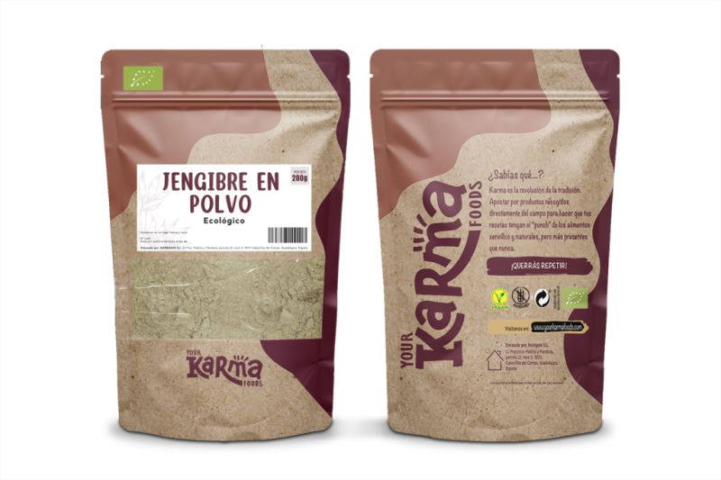 Gingembre en poudre 200 g - KARMA