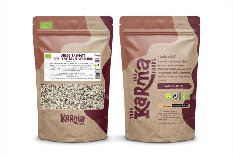 Riz Basmati aux Lentilles et Légumes 250 g