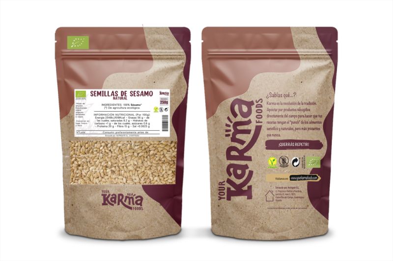 GRAINES DE SÉSAME NATURELLES 250g - KARMA