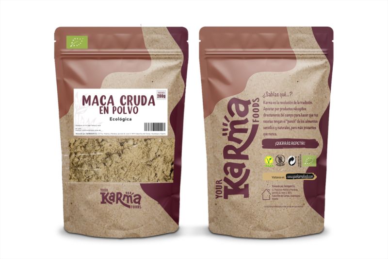 Maca Crua em Pó 200 g - KARMA